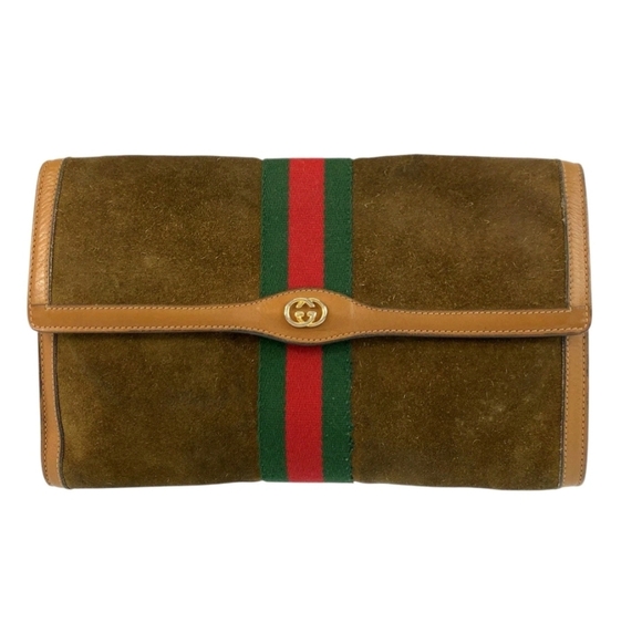 Gucci Handbags - Gucci Clutch Sherry line Vintage Bag